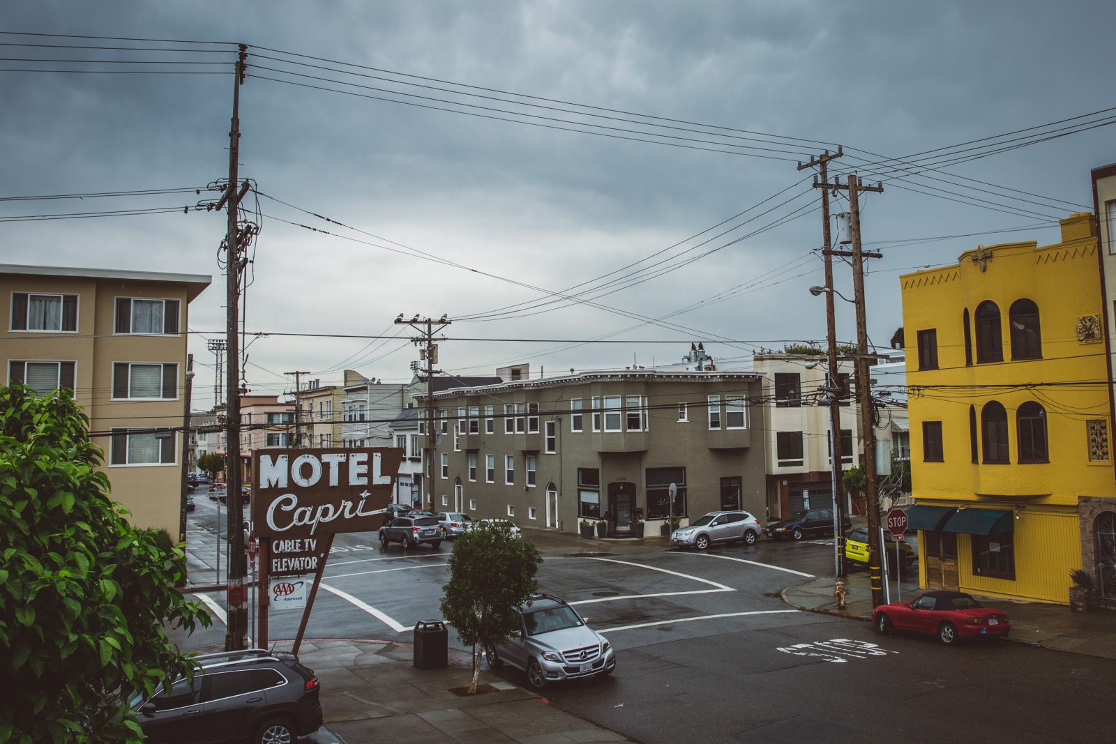 motel on the street corner