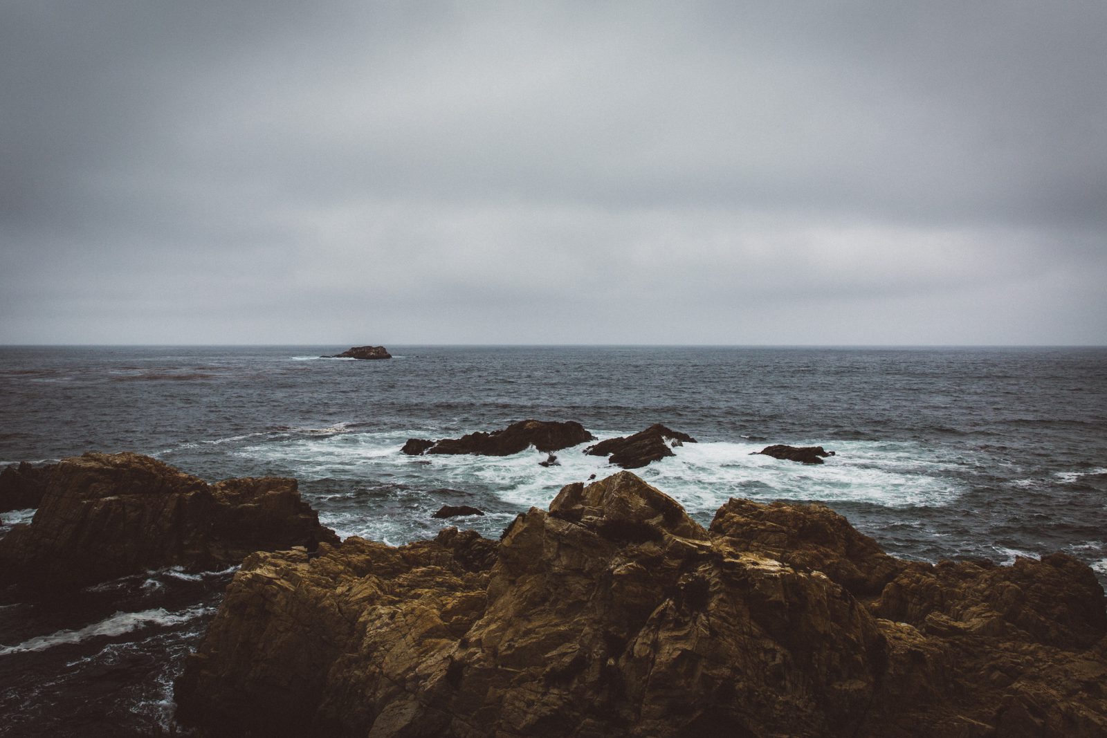 big sur rolling waves