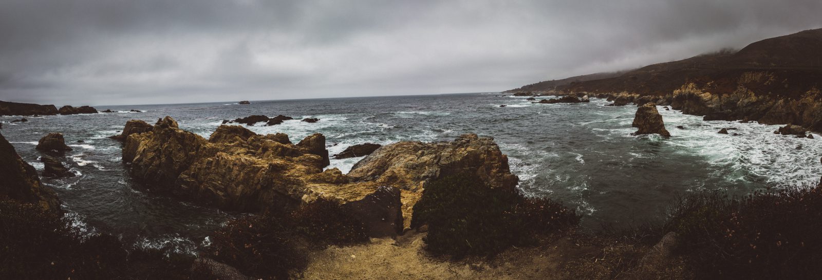 big sur view of the water