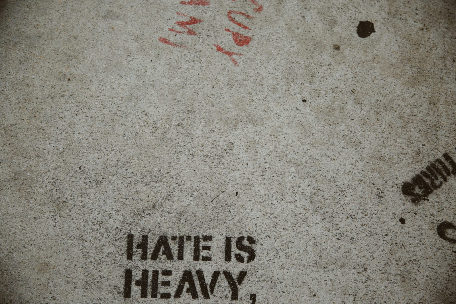 Hate is heavy